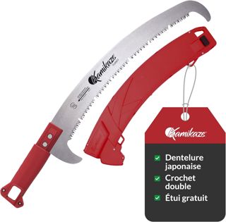 KAMIKAZE Perche multifonction télescopique 3 brins réglables de 2 à 6 m en aluminium anodisé, poignées antidérapantes, compatible MT330BH, MT360BH, sécateurs et outils WOLF-Garten