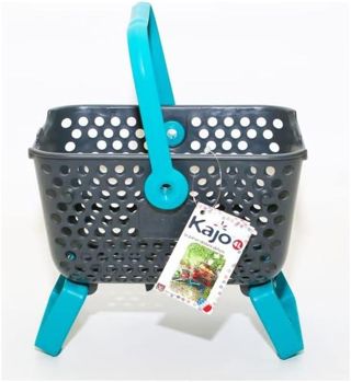 Panier de récolte Kajo Gris 4L - Turquoise