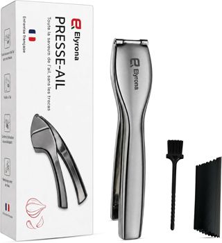 presse ail professionnel - hachoir manuel & écrase ail - garlic press - garlic crusher - coupe - rape - eplucheur - mini hachoir - gratte - presse purée - kitchen gadget - ustensiles cuisine