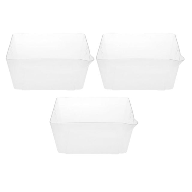 NOLITOY Plateau de Pesée Électronique en Pp Transparent 1200ml pour Balance Cuisine, Facile à Manipuler et Nettoyer, pour Préparation de Repas, Lot de 3 Pièces