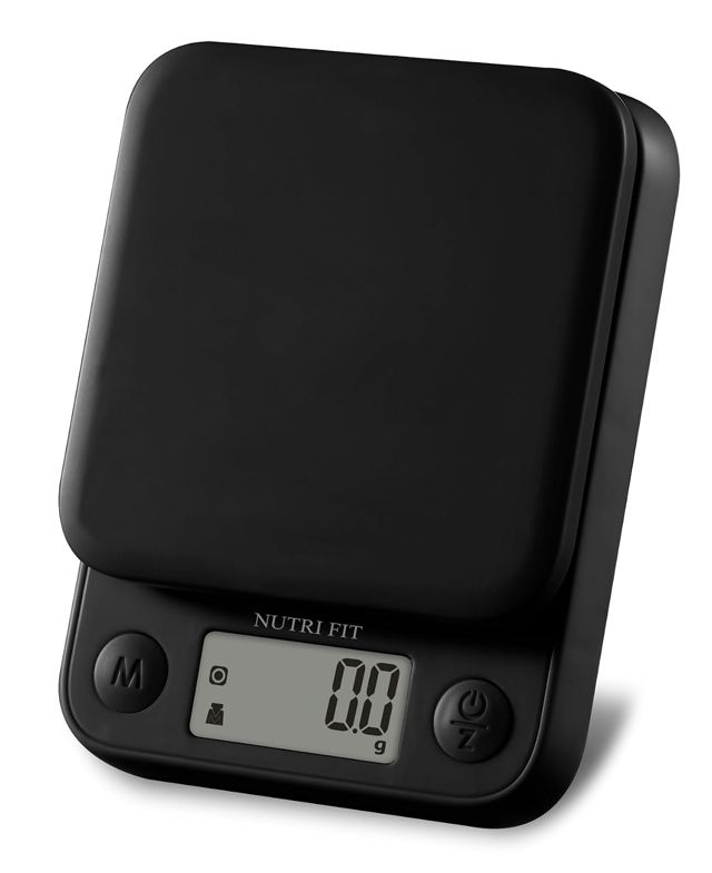 NUTRI FIT Mini balance de cuisine numérique en plastique, 5 kg / 11lbs