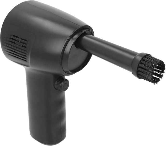 EMUKOEP Dépoussiéreur électrique Portable pour un Dépoussiérage Efficace sur les Boîtiers D'ordinateur et les Claviers, Souffleur 51 000 Tr/min pour une Utilisation à la Maison et au Bureau