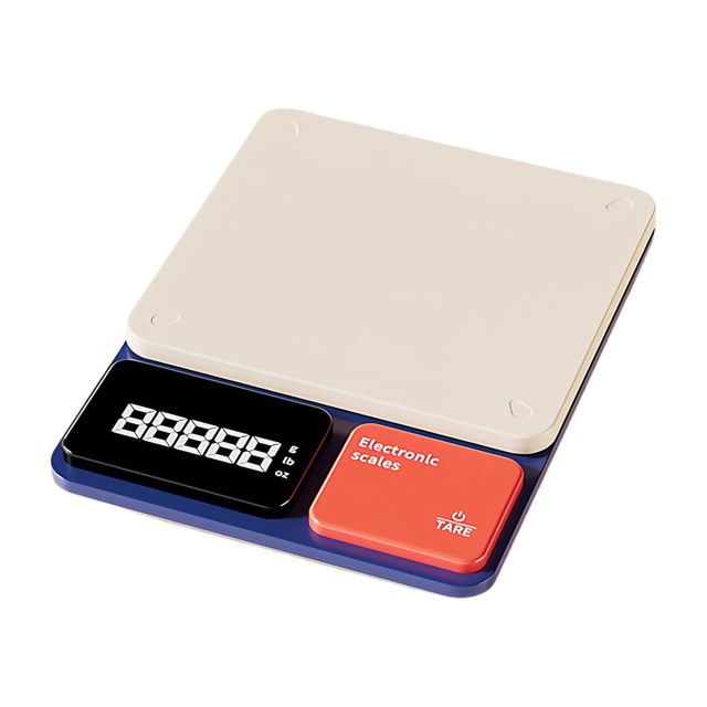 Balance de cuisine numérique : balance alimentaire rechargeable avec 5 unités de mesure, écran LCD de haute précision, plateforme compacte en acier inoxydable, outil de pesage intelligent pour