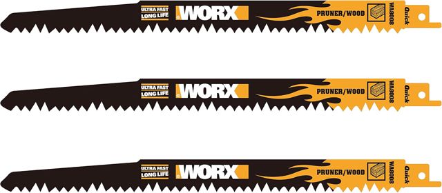 WORX Jeu de lames de scie sabre universelles WA8014