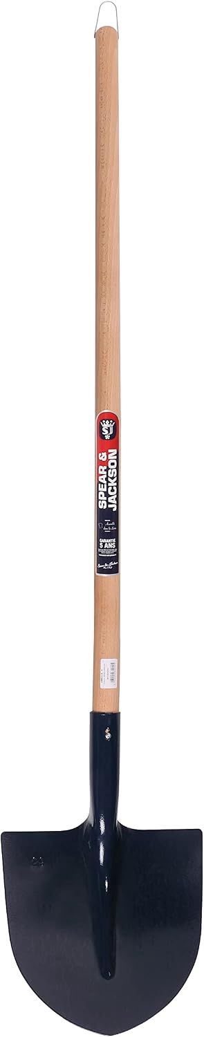 Spear & Jackson 81819 Pelle Ronde 29 cm Manche trimatière Pomme 110 cm