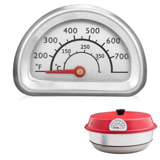mizikuu Thermomètre pour four, Thermomètre en Acier Inoxydable Barbecue pour BBQ Thermometre de Cuisson et Cuisine Avec Affichage De La Température 0 °C à 350 °C Compatible Avec Le Four Omnia