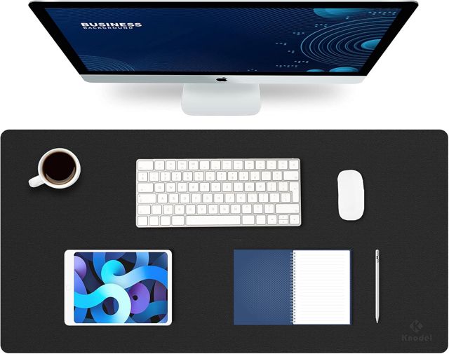 K KNODEL, Sous-main de Bureau, Tapis de Bureau, 40 x 80cm, Vert