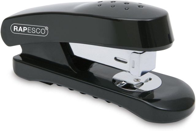 Rapesco 1393 Snapper Agrafeuse, Capacité 20 Feuilles, Bleu Transparente