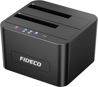 FIDECO USB 3.0 HDD Docking Station pour 2,5 et 3,5 Pouces SATA HDD/SSD