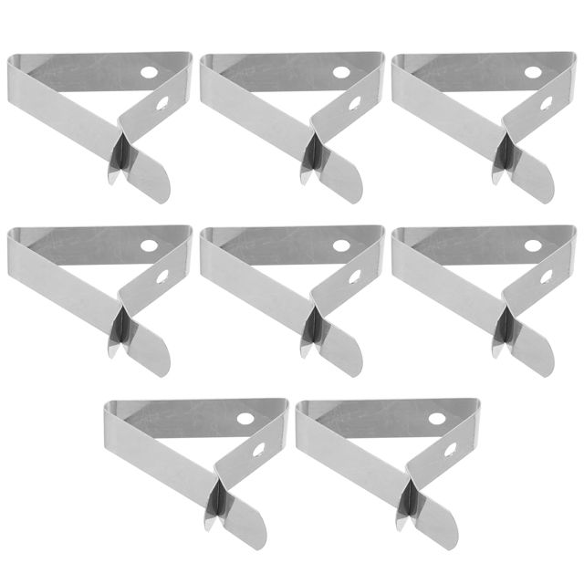 VICASKY 8 Pièces Clips Porte Thermomètre Acier Inoxydable Haute Température pour Barbecue Café et Cuisson Fixation Stable avec Trou Ømm Accessoires Cuisine Sécurisés Alimentaire