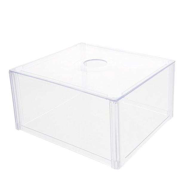 ARTIBETTER Housse Coupe-vent pour Balance de Laboratoire en Acrylique Transparent Protection Précise pour Balance de Bijouterie Cuisine, Bouclier Léger Anti-courant D’air, Accessoire