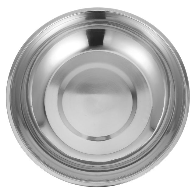 Bol de Pesée en Acier Inoxydable pour Balances 25,6x25,6x5,3cm