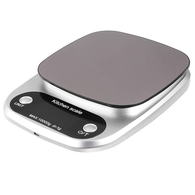 TOYANDONA Balance de Cuisine Numérique Rechargeable Affichage Lcd Mesure Portable pour Cuisine Bijouterie Argent