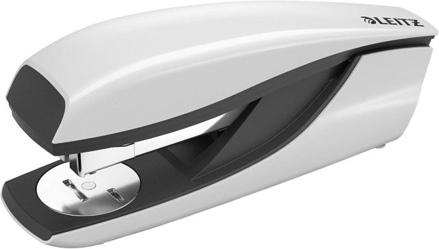 Leitz Agrafeuse de Bureau, Capacité 40 Feuilles, Bleu, Boîtier Métallique Ergonomique, Agrafes Incluses, Gamme NeXXt, 55220035