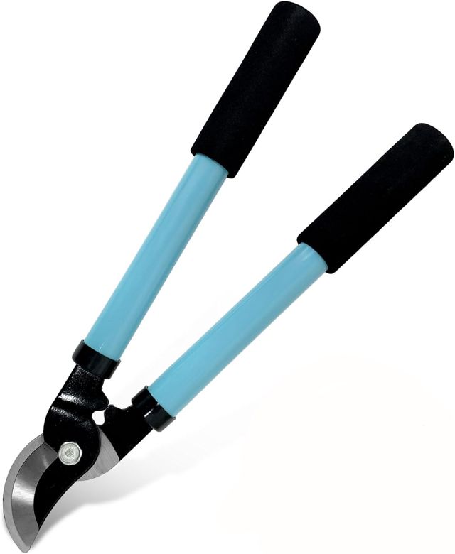 HAISHANG Mini Coupe-branches pour Couper Fleurs et Branches 38cm, Lames en Acier Trempé SK5 avec Revêtement Antiadhésif, Poids Léger Cisaille Branche