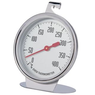Annadue Thermomètre de Four à Cadran Debout en Acier Inoxydable, Grand Calibre, Fournitures de Cuisson de Cuisine, Jauge de Température pour la Cuisson de la Viande, Idéal pour le Four à Fumoir,