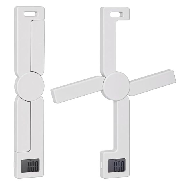 Balance de cuisine numérique pliable, balance alimentaire portable, balance alimentaire de voyage avec écran LCD, conversion d'unités multiples, petite échelle compacte pour mesurer l'apport de