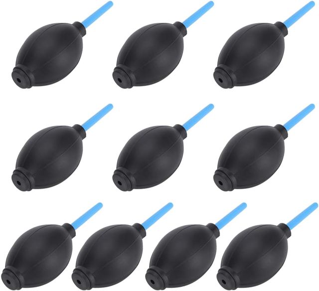 CHICIRIS Pompe en Caoutchouc, Nettoyeur de Poussière, Boule de Soufflage, Souffleur D'air Portable pour Ordinateurs et équipements Sensibles, 10 Pièces