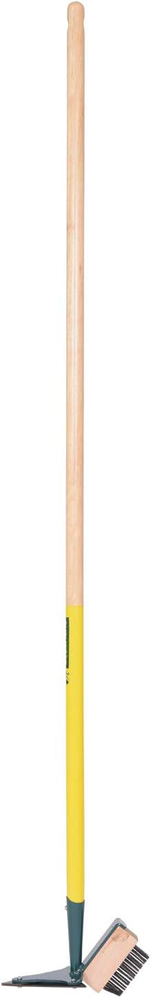 Leborgne, Racloir-Émousseur Naturovert Écologique et Ergonomique, Acier Trempé, Manche en Bois 100% PEFC Extra-Long 150 cm, Outil de Désherbage 2 en 1 pour Jardinage Efficace et Durable