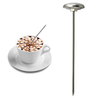 Thermomètre la Cuisine Acier Inoxydable Mini pour Lait Café Mousse