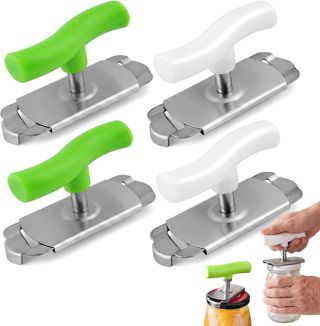 4 Pièces Ouvre-Bocal Réglable, Ouvre Bocal Sans Effort, Ouvres Boite