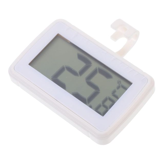 Toyvian Thermomètre Numérique Réfrigérateur Étanche Portable Précision Élevée Écran Digital Facile à Lire pour Congélateur et Cuisine Usage Domestique Fiable