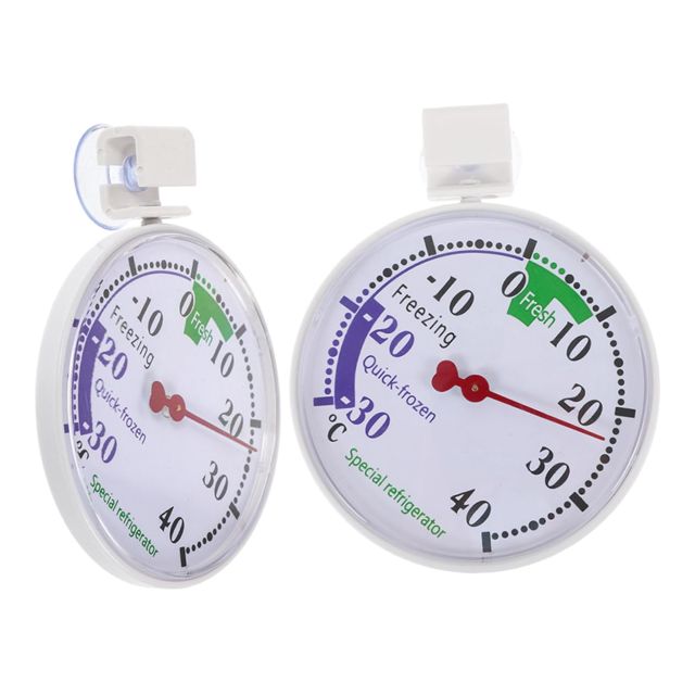 Thermomètre Réfrigérateur Congélateur Portable 30 à 40°c, 2 Pièces Blanc