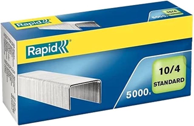 Rapid Standard No, 10 24863000 1 boite de 5000 Agrafes