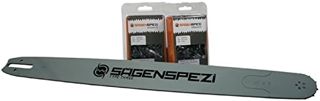 Sägenspezi Guide 63cm 3/8" 1,6mm et 2 chaînes à gouge semi-carrée pour Stihl MS461 MS 461