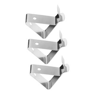 MAGICLULU Pinces de Fixation Clip Compact pour Thermomètre à Viande Lot de 3 Acier Inoxydable 304, pour Sonde 3,8mm Cuisine et Pâtisserie
