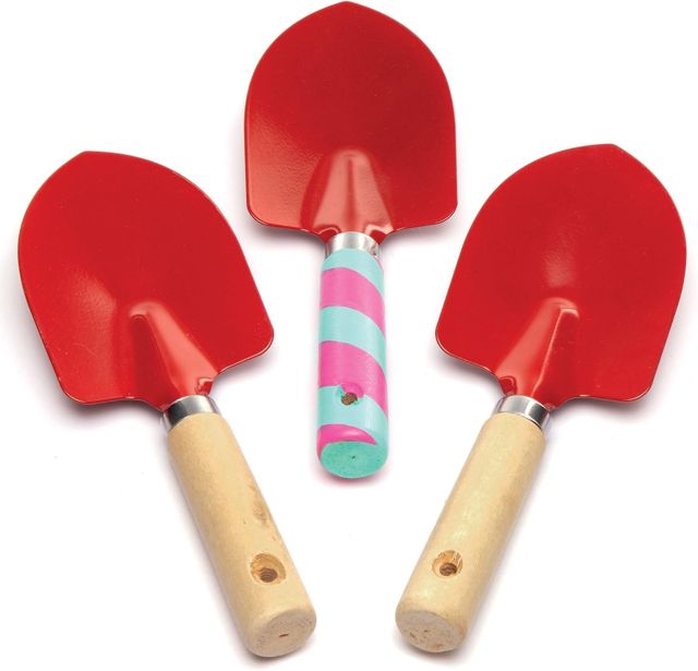 Baker Ross Truelles de jardinage (lot de 3) - Outils de jardin pour enfants à décorer et offrir.