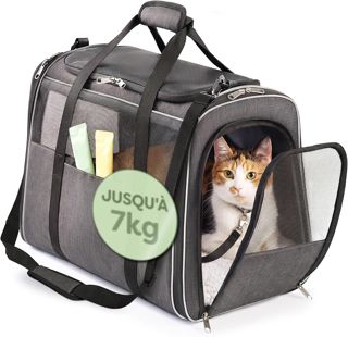 Knupis Sac Transport pour Chats & Petits Chiens Jusqu'à 7kg