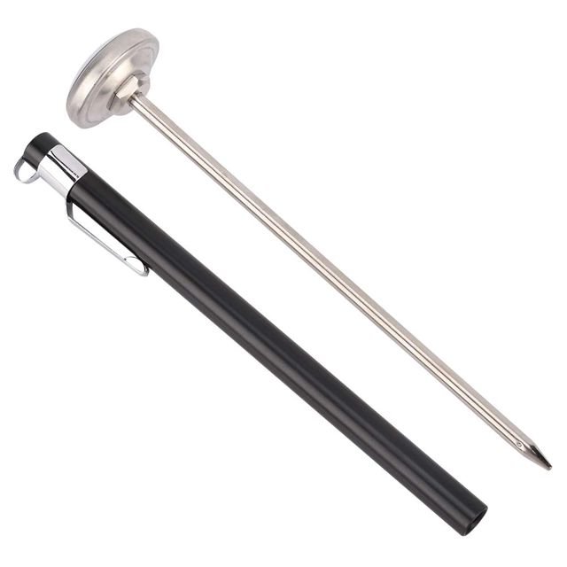 Haofy Thermomètre pour Biberon, Sonde en Acier Inoxydable à Lecture Rapide avec Grand Cadran de 14 à 230 °F pour Préparation au Lait, café, thé, Cuisine à Domicile, Utilisation Barista.Sonde Ciblée