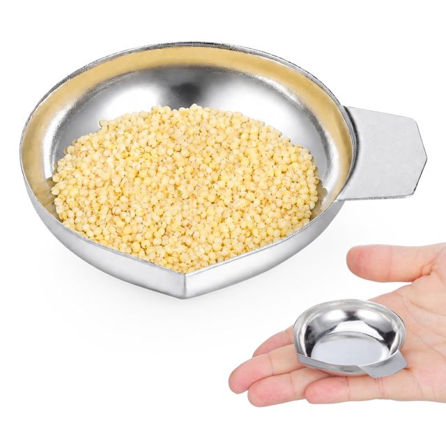 Tofficu Lot De 2 Plateau De PeséE En Acier Inoxydable Pour Balance