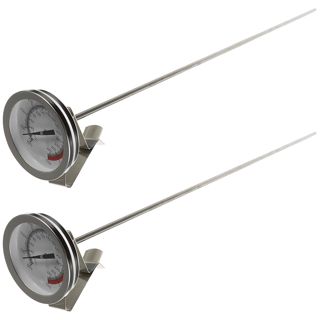 Thermomètre Cuisine à Sonde, 2 Pièces, Acier Inoxydable