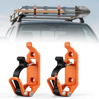 2 pièces Support de Pelle, 17-40mm Réglable Porte-pelle, Métal