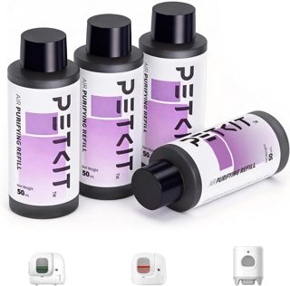 PETKIT Recharges Purifiantes pour éliminer Les Odeurs, pour PuraX PuraMax 2 Litière Autonettoyante pour Chats,4 flacons