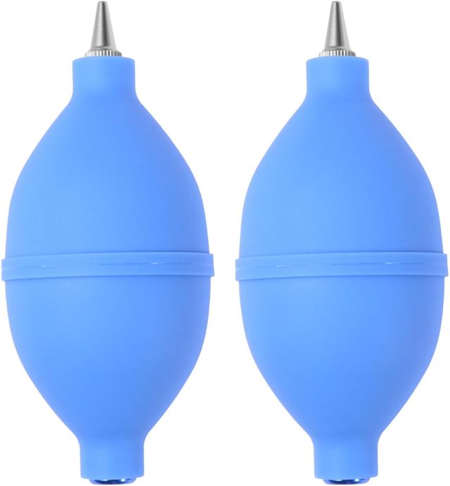 Souffleur d'air en Silicone Bleu 2 Pièces, Nettoyage sans Contact