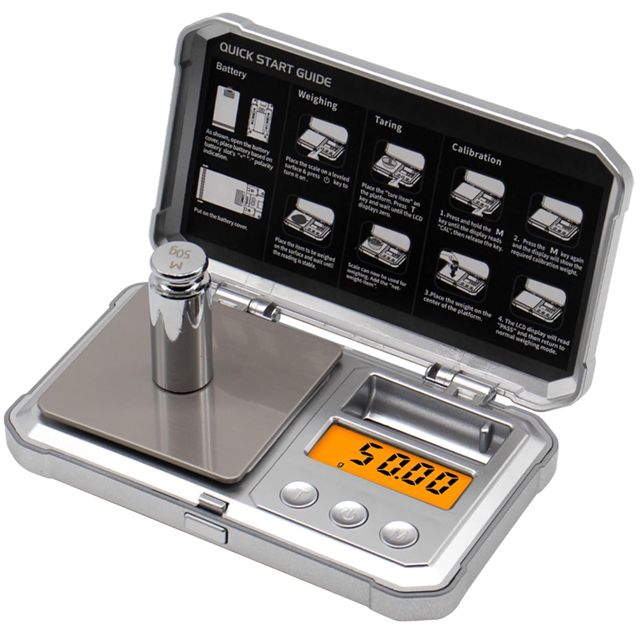 UNIWEIGH Balance de poche digitale,Mini Punk balance de haute précision300g