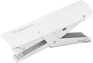 Fellowes agrafeuse à pince sans bourrage, capacité de 40 feuilles - Agrafeuse manuelle antibactérienne LX890 - Utilisable avec des agrafes 24/6 mm, 26/6 mm et 24/8 mm - Blanc