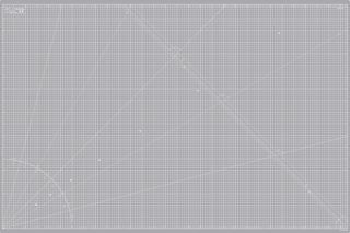 Elan Tapis de Découpe A2 Gris, Planche à Découper 45x60 cm à 5 Couches