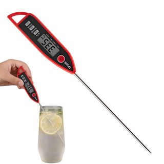 Thermomètre numérique à viande : thermomètre étanche avec grand écran LED