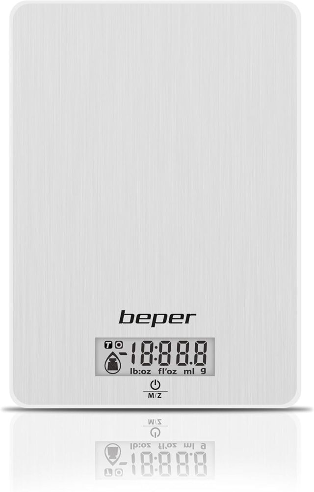 BEPER 90.131 Balance de Cuisine Electronique, Argent,
