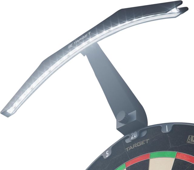 Target Darts Lampe LED pour Fléchettes - Eclairage de fléchettes pour l'ensemble de la planche | Câble Extra Long de 3m | Securely Fits All Dart Boards | Easy Assembly | Professional Darts Accessories