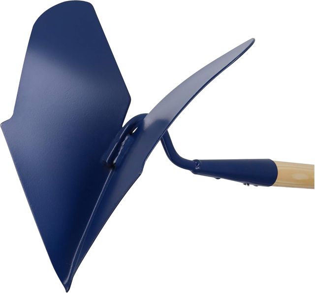 KADAX Haufler, Kartoffelhaufler en métal, houe à main avec manche de 171 cm, houe pour jardin, accessoire pour anhaufeln de terre, pommes de terre, légumes (Largeur: 14 cm)