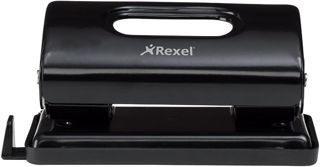 Rexel 2100759 Perforateur 2 Trous 10 Feuilles Noir