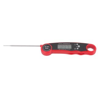 Alomejor Thermomètre Numérique à Viande pour Aliments, Fonction de Mémoire de Sonde en Acier Inoxydable pour la Cuisine en Plein Air, avec écran rétroéclairé pour les Barbecues