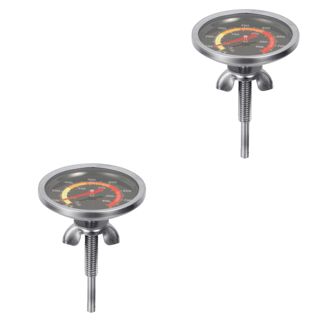 Alipis 2pièces Thermomètre De Cuisine Professionnel à Lecture Instantanée Pour Thermomètre à Double Pour Barbecue Et Four Écran Numérique Large Chaleur Pour Dinde Et Poulet