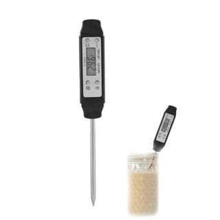 Thermomètre numérique alimentaire 1Pc, thermomètre à viande à lecture instantanée avec sonde outils de cuisson de cuisine(Noir)