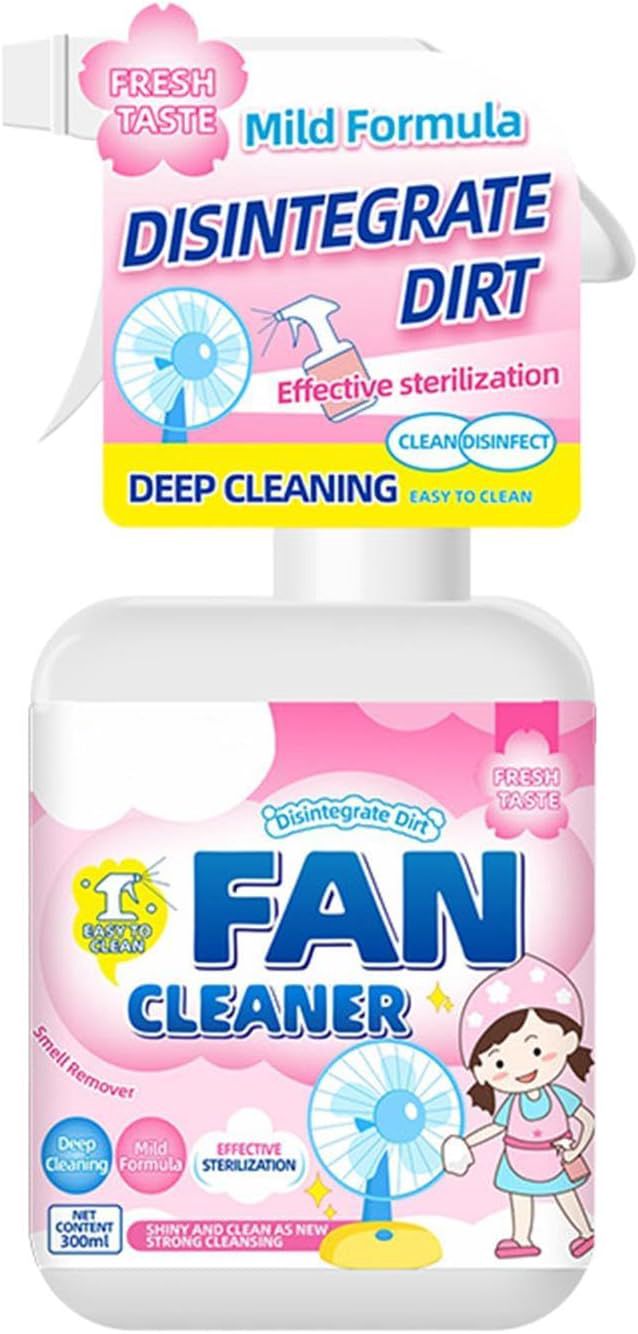 Nettoyant Dépoussiérant Ventilateur 300 ml Nettoyage Profond Action Rapide